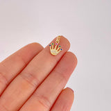 Dije Corona 0.8g / 1.8cm Oro Amarillo 18K