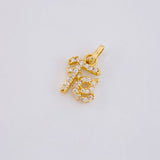 Dije Fe Tupida 0.85g / 1.5cm Oro Amarillo 18K