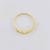 Anillo Cristo 1.85g / T7 1/2 Oro Amarillo 18K