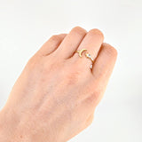 Anillo Luna Estrella 1.7g / T8 Oro Amarillo 18K