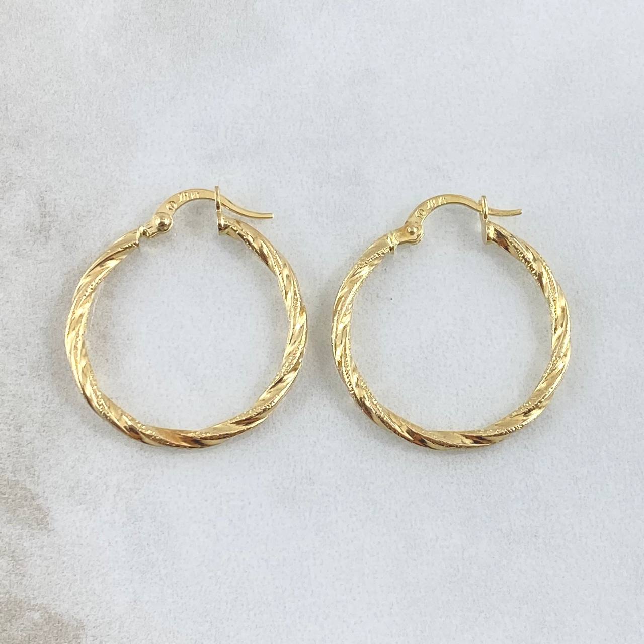 Candongas Sami 1.65gr / 2.8cm / Oro Amarillo 18K *