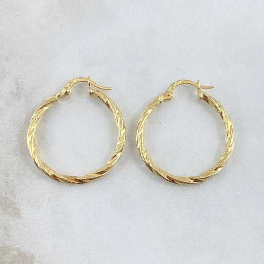 Candongas Sami 1.7gr / 2.9cm / Oro Amarillo 18K