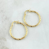 Candongas Sami 1.75gr / 2.8cm / Oro Amarillo 18K *