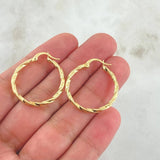 Candongas Sami 1.7gr / 2.9cm / Oro Amarillo 18K