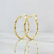 Candongas Sami 1.65gr / 2.8cm / Oro Amarillo 18K ©