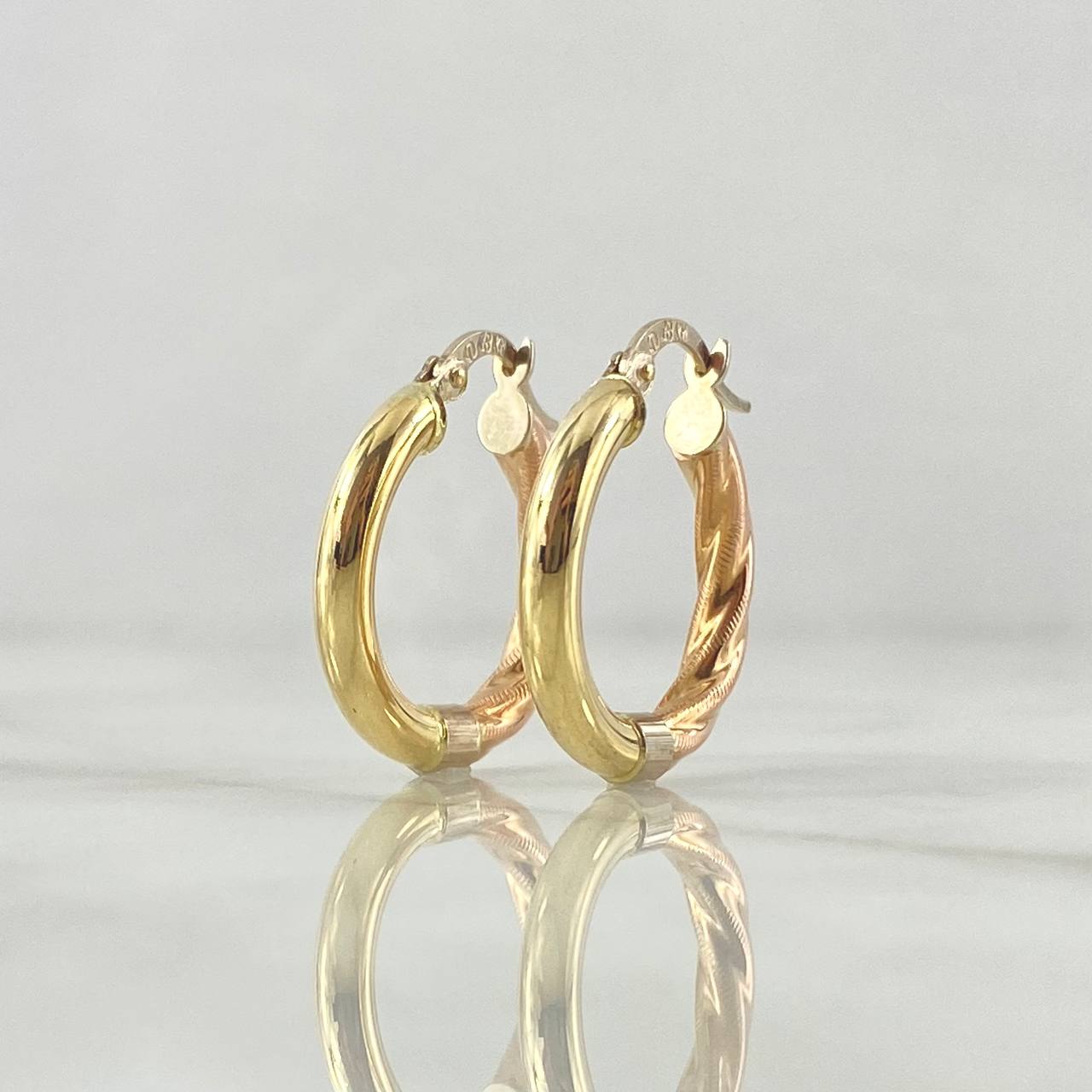 Candongas Fanny 2.5gr / 2.3cm / Tres Oros 18K