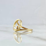 Set Rectangulo Solitario En Aro 6.15gr / Dije Sin Cargador 1.3cm - Topos 1.3cm - Anillo T6 1/2 Oro Amarillo 18K