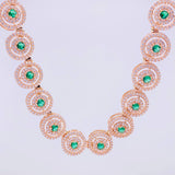 Cadena Tenis Circular 53.25g / 45cm / 11mm Oro Rosa 18K