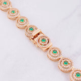 Cadena Tenis Circular 53.25g / 45cm / 11mm Oro Rosa 18K