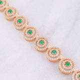 Cadena Tenis Circular 53.25g / 45cm / 11mm Oro Rosa 18K