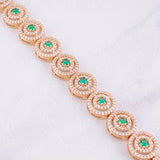 Pulso Tenis Circular 24.35g / 18.2cm / 10mm Oro Rosa 18K