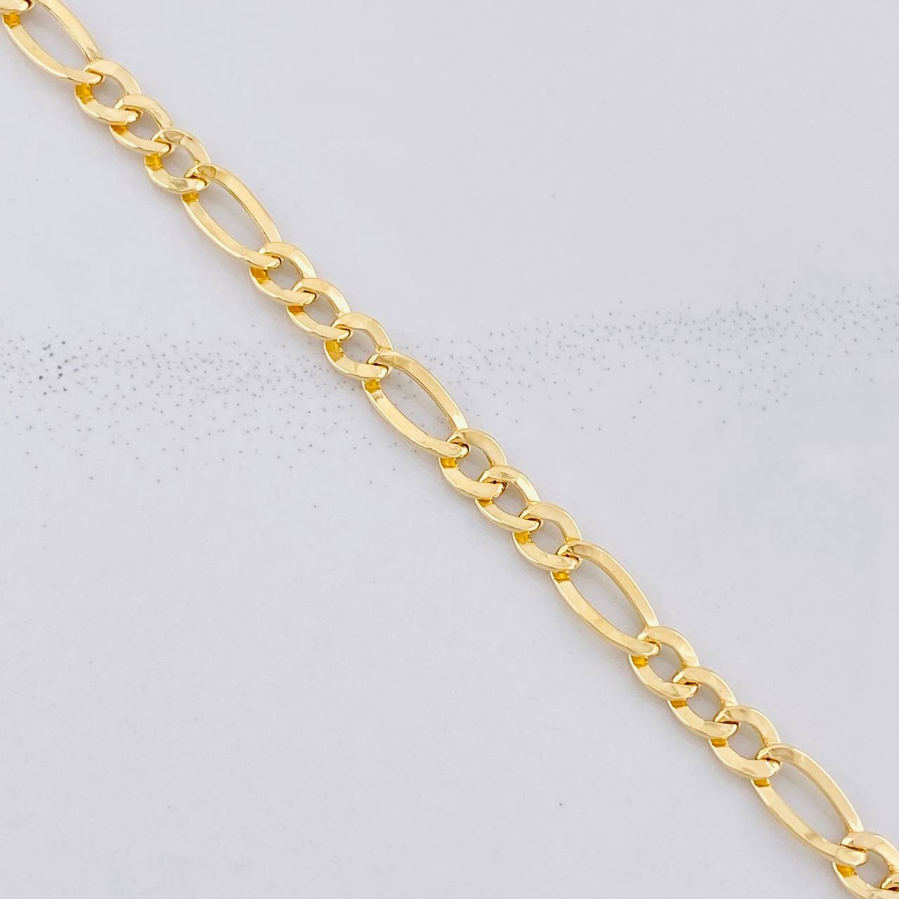 Pulso Fígaro 2.25g / 19.5cm / 4.45mm Oro Amarillo 18K
