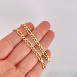 Pulso Fígaro 2.25g / 19.5cm / 4.45mm Oro Amarillo 18K