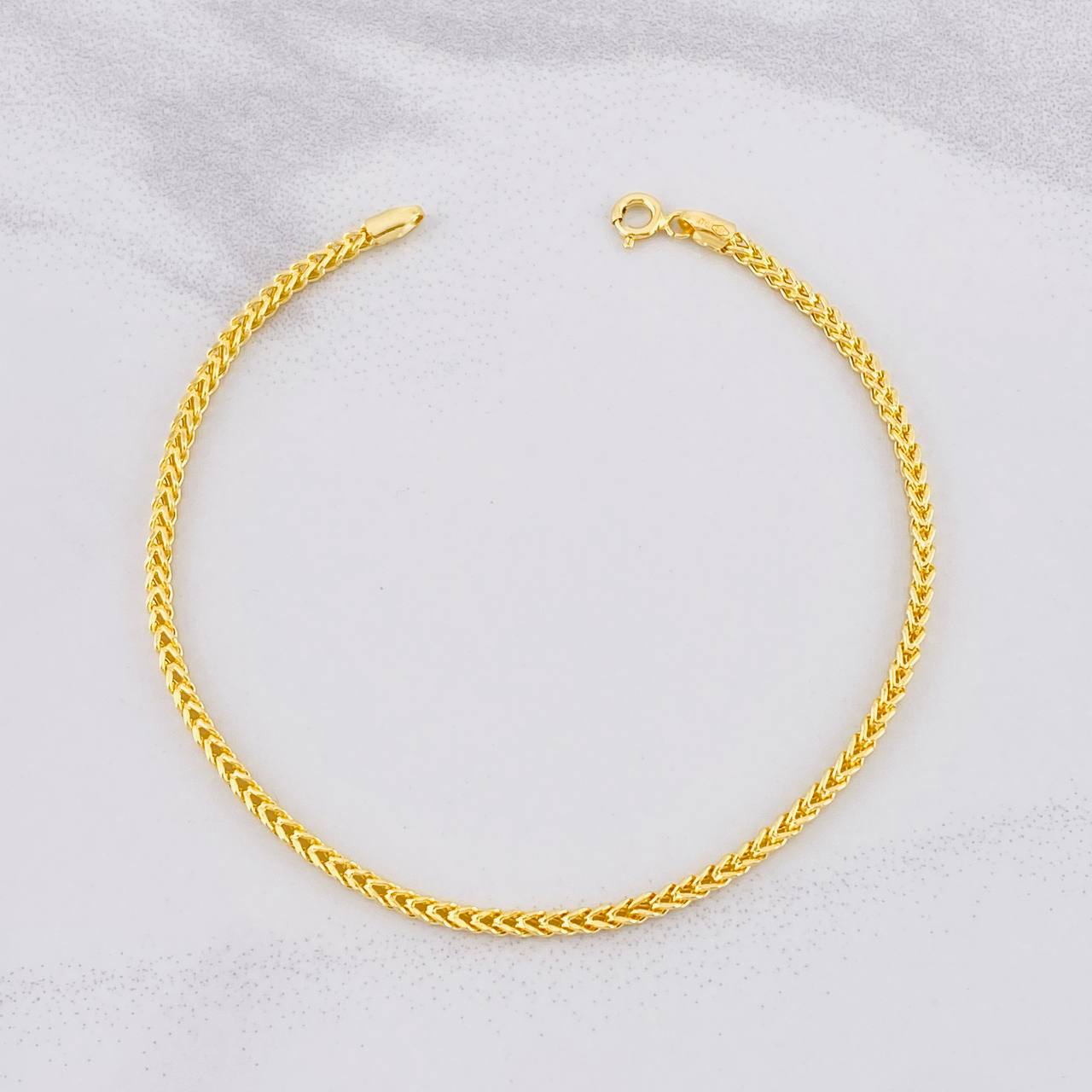 Pulso Franco 2.55g / 20cm / 2.05mm Oro Amarillo 18K