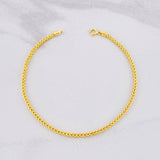 Pulso Franco 2.55g / 19.7cm / 2.1mm Oro Amarillo 18K