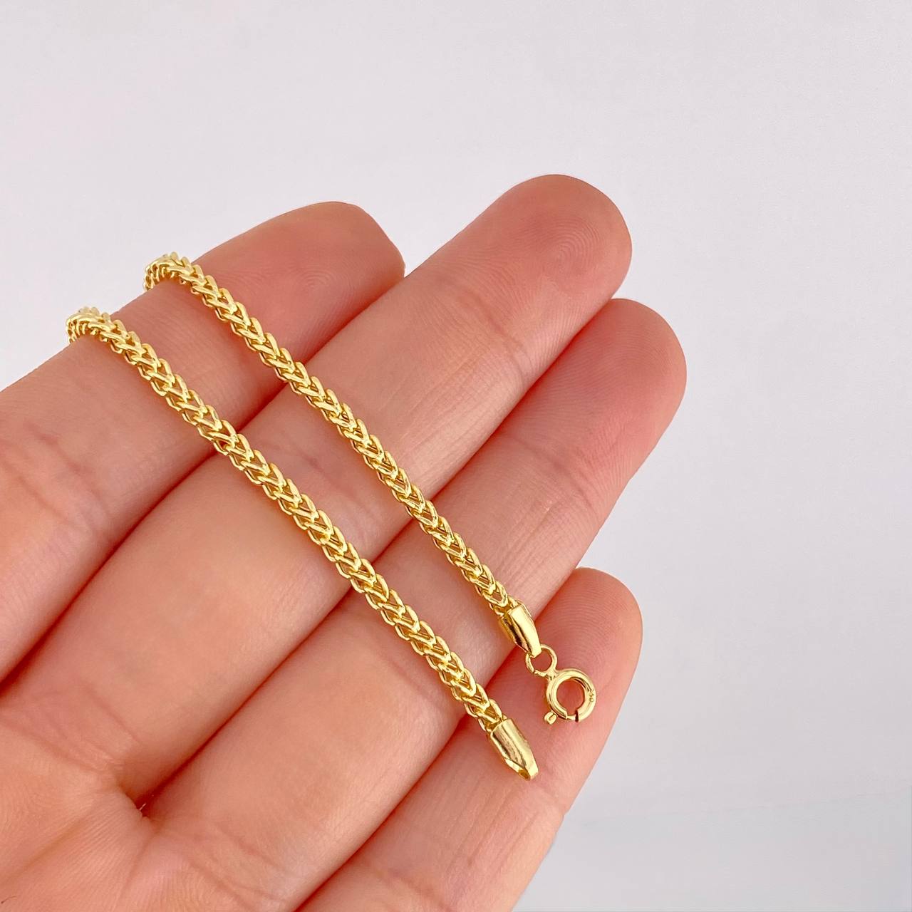 Pulso Franco 2.55g / 20cm / 2.05mm Oro Amarillo 18K