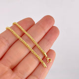 Pulso Franco 2.55g / 19.7cm / 2.1mm Oro Amarillo 18K