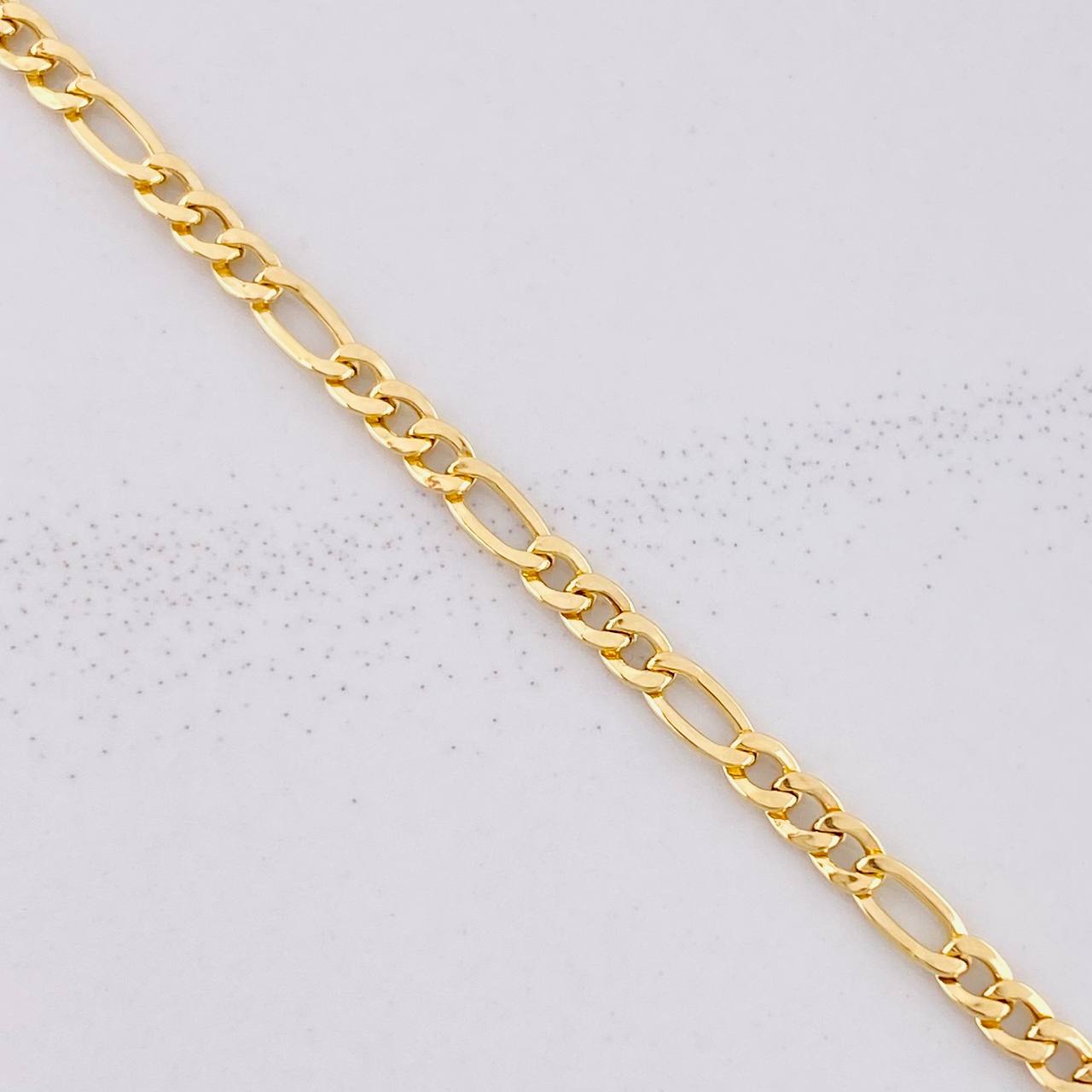 Pulso Figaro 0.95g / 19.5cm / 2.55mm Oro Amarillo 18K