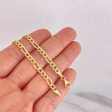 Pulso Fígaro 2.6g / 20.5cm / 4.2mm Oro Amarillo 18K