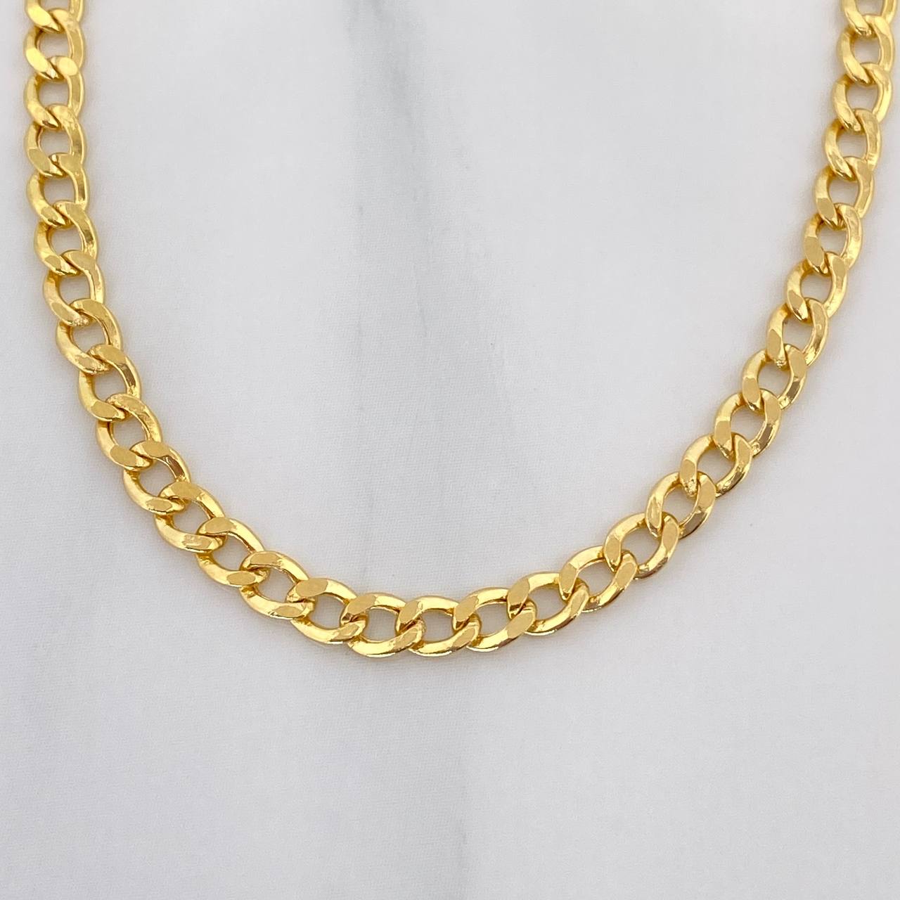 Pulso Cubano 2.3 g / 18.5 cm / 3.2 mm Oro Amarillo 18K