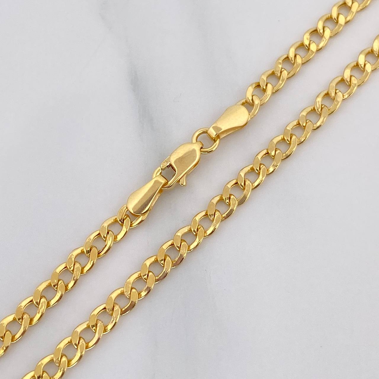 Pulso Cubano 2.3 g / 18.5 cm / 3.2 mm Oro Amarillo 18K