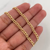 Pulso Cubano 1.85 g / 20.5 cm / 3 mm Oro Amarillo 18K
