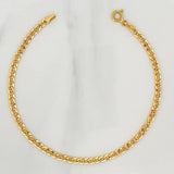 Pulso Cubano 1.85 g / 20.5 cm / 3 mm Oro Amarillo 18K