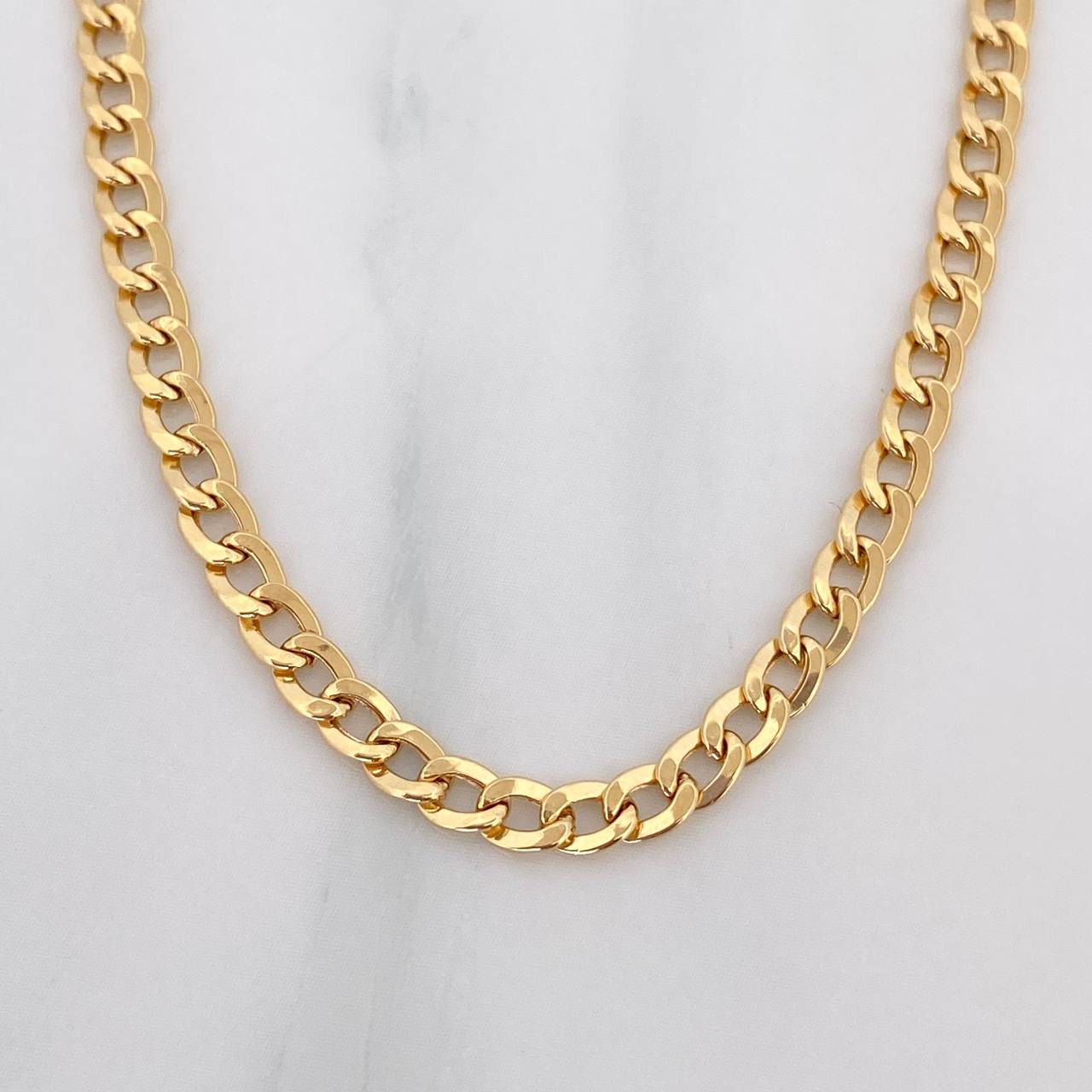Pulso Cubano 1.85 g / 20.5 cm / 3 mm Oro Amarillo 18K