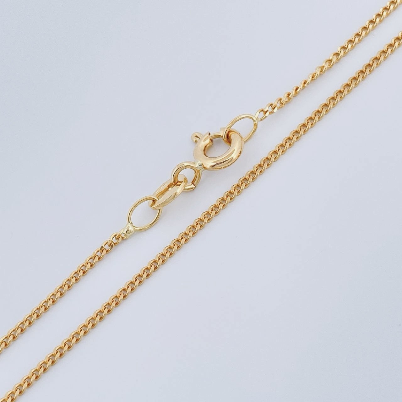Cadena Mini Cubana 2.35 g / 45.5 cm / 1.1 mm Oro Amarillo 18K