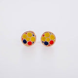 Topos Balón Tricolor 0.7g / 6.8mm Oro Rosa 18K