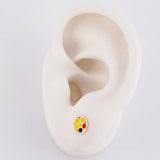 Topos Balón Tricolor 0.7g / 6.8mm Oro Rosa 18K