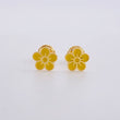Topos Flor Colombiana 0.65g / 7mm Oro Amarillo 18K