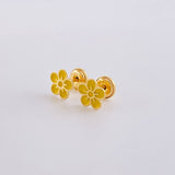 Topos Flor Colombiana 0.65g / 7mm Oro Amarillo 18K