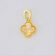 Dije Trebol Diamantado 1.35g / 1.7cm Oro Amarillo 18K