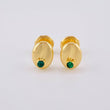 Topos Grano de Cafe 0.7g / 8mm Oro Amarillo 18K