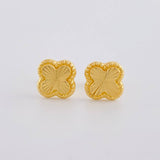 Topos Trebol Diamantado 1g / 8.8mm Oro Amarillo 18K