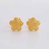 Topos Flor Diamantada 0.7g / 7.7mm Oro Amarillo 18K
