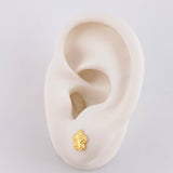 Topos Flor Diamantada 0.7g / 7.7mm Oro Amarillo 18K