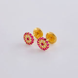 Topos Flor 0.75g / 5.9mm Oro Amarillo 18K