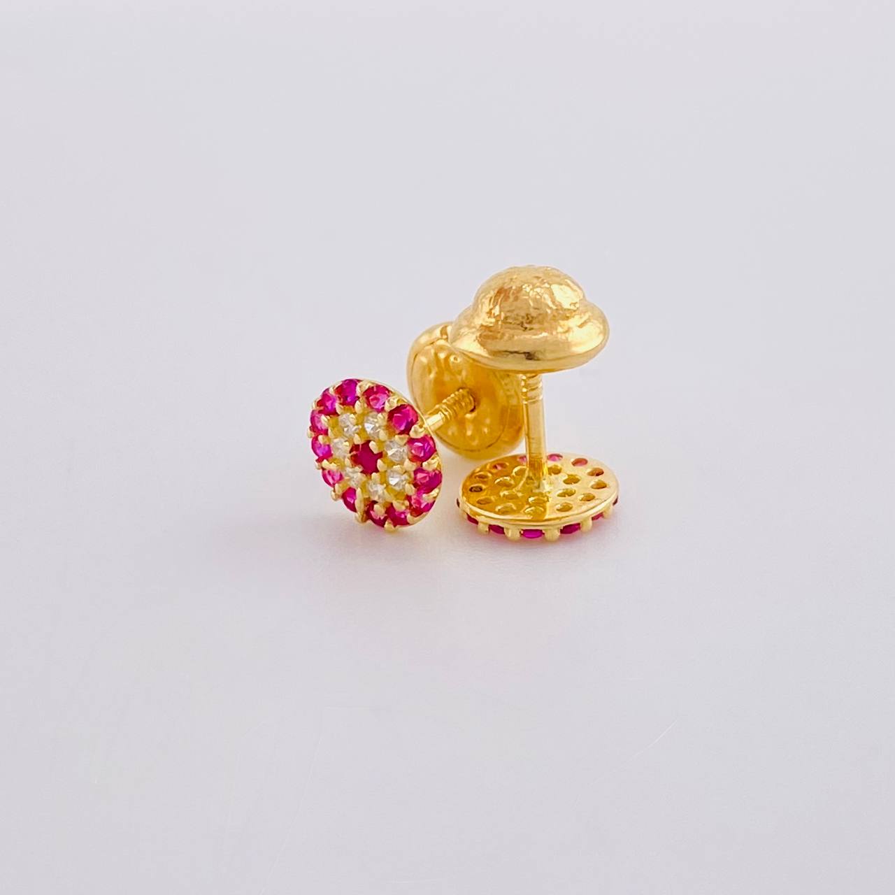 Topos Flor 0.75g / 5.9mm Oro Amarillo 18K