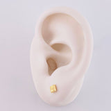 Topos Cuadro Diamantado 0.5g / 4mm Oro Amarillo 18K