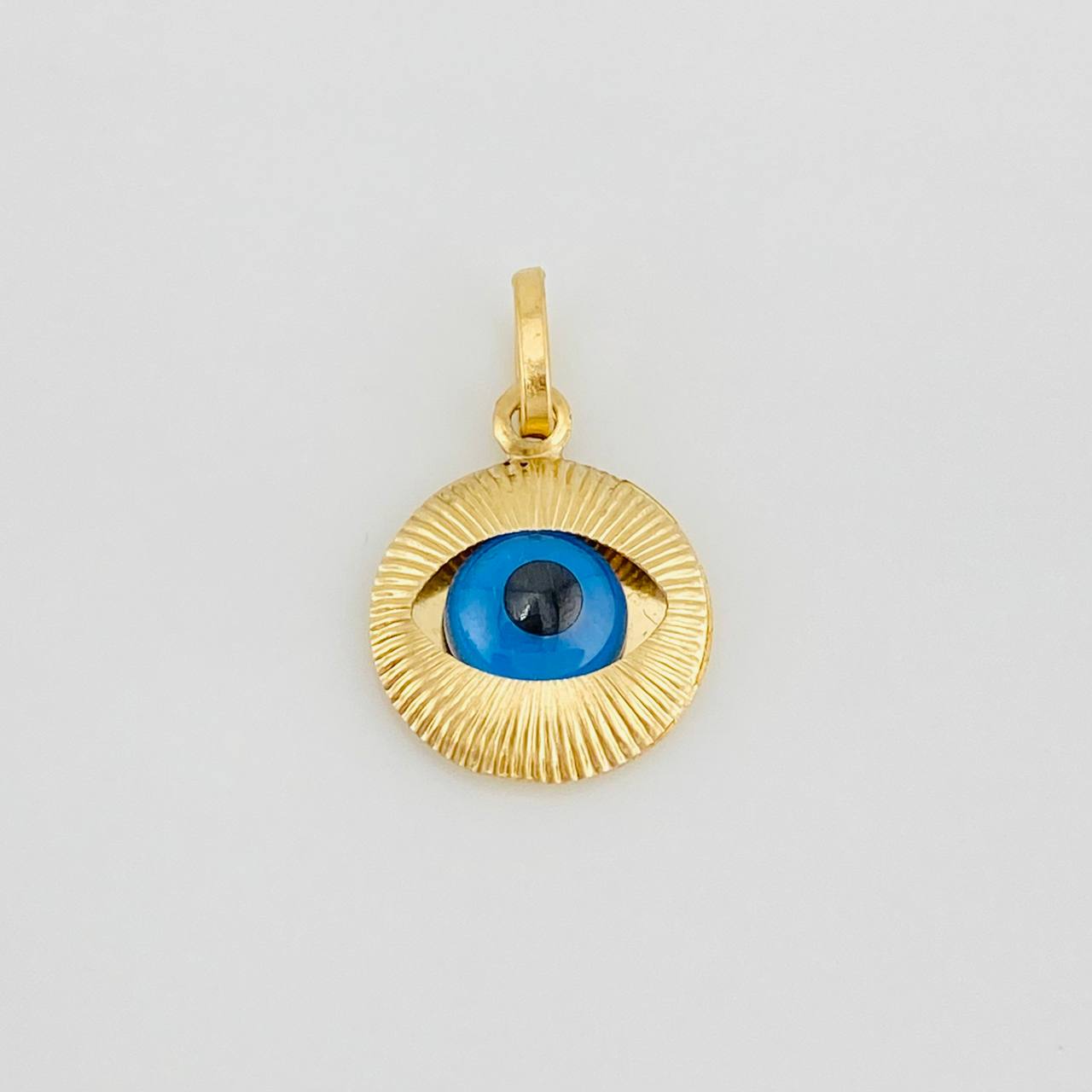 Dije Ojo Turco 0.95g / 1.7cm Oro Amarillo 18K