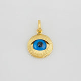 Dije Ojo Turco 0.95g / 1.7cm Oro Amarillo 18K