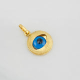 Dije Ojo Turco 0.95g / 1.7cm Oro Amarillo 18K