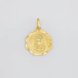 Dije Medalla Virgen Maria 1.05g / 2.3cm Oro Amarillo 18K
