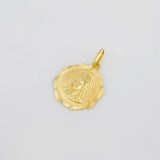 Dije Medalla Virgen Maria 1.05g / 2.3cm Oro Amarillo 18K