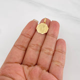 Dije Medalla Virgen Maria 1.05g / 2.3cm Oro Amarillo 18K