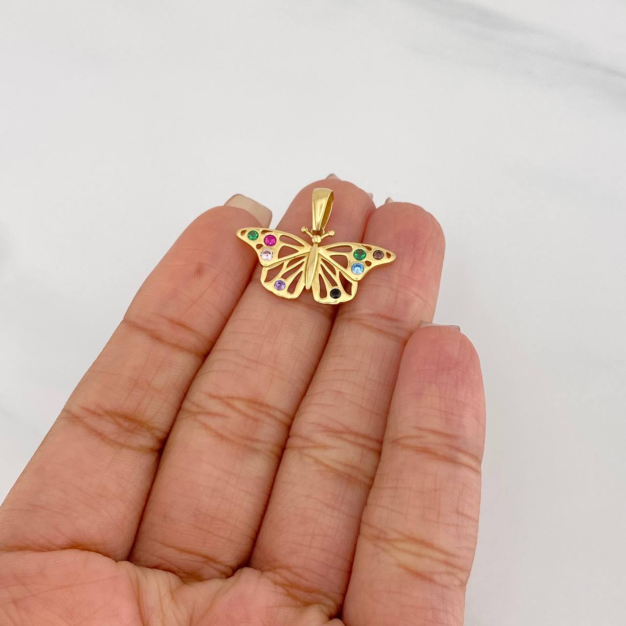 Dije Mariposa 1.9g / 2cm Oro Amarillo 18K
