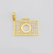 Dije Camara 1.4g / 1.3cm Oro Amarillo 18K