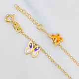 Pulso Modulable Rolo Mariposa 1.45g / 14cm - 16cm / 1.2mm Oro Amarillo 18K